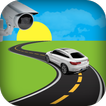 スピードカメラ検出器：GPSコンパス＆スピードメーター