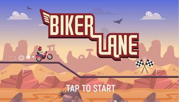 Biker Lane Plakat