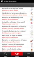 Diccionario odontología capture d'écran 1