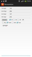Permutasi Angka Versi Lama screenshot 2