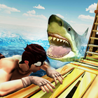 Angry Whale Shark Hunter -Radeau de survie Mission icône