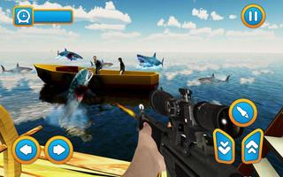 Angry Whale Shark Hunter -Radeau de survie Mission capture d'écran 3