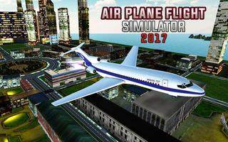 پوستر City Pilot Airplane Flight Simulator Game 2017