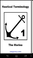 Poster Nautical Terminology. A Marina
