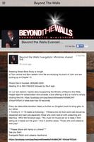 1 Schermata Beyond the Walls Ministries