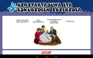 Eskubideen ibilbidea โปสเตอร์