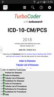 ICD-10-CM/PCS TurboCoder 2018 Trial اسکرین شاٹ 1