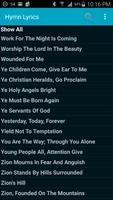 Hymn Lyrics Cartaz