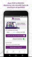 POP&VROOM ligne de covoiturage الملصق