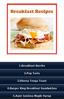 Breakfast Recipes ! plakat