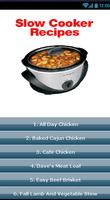Slow Cooker Recipes Poster