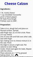 1 Schermata Pizza Recipes