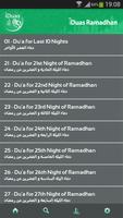 3 Schermata iDuas Ramadhan