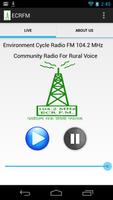 ECRFM 104.2MHZ plakat