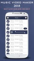 Music Video Maker 2018 capture d'écran 1
