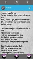 Ed Sheeran Music With Lyrics 截图 2