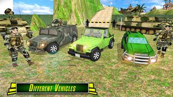 OffRoad US Army Prado : Stealth Transport Duty Sim capture d'écran 1