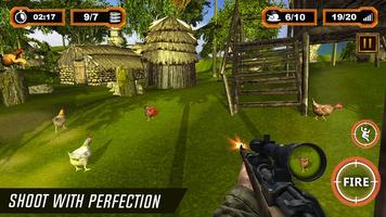 Chicken Shooter: Chicken Scream Hunting Tough Game syot layar 2