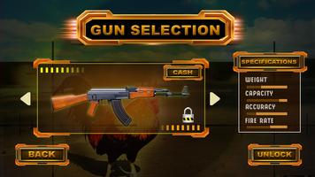 Chicken Shooter: Chicken Scream Hunting Tough Game capture d'écran 3