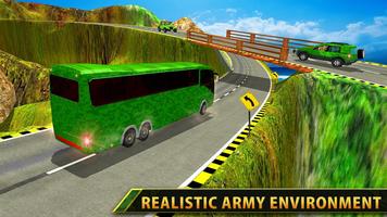Army Bus Driver : Transporter Game 2018 capture d'écran 2