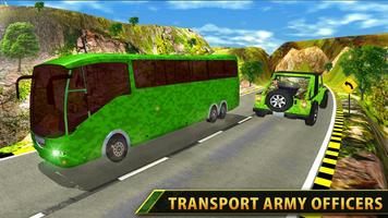 Army Bus Driver : Transporter Game 2018 capture d'écran 3
