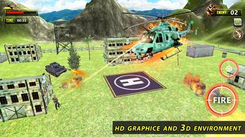 US Army Helicopter Gunship Strike : War Shooter screenshot 2