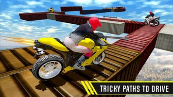 Moto Racer Bike : Impossible Track Stunt 3D Game capture d'écran 3