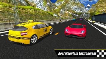 未舗装道路 山 タクシー ドライバ 3D シミュレーション ゲーム スクリーンショット 1