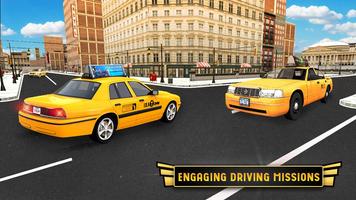 Taxi Conductor Simulador Juego 2017 captura de pantalla 2