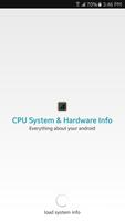 CPU System & Hardware Info Affiche