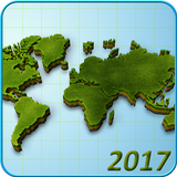 3D World Map icône