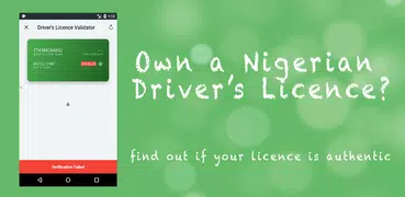 Nigerian Drivers Licence & Number Plate Validator