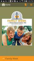 Poster Family Week in Provincetown