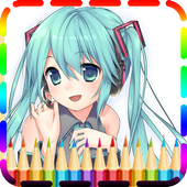 Download  Anime Manga Coloring Books 