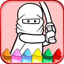 APK Coloring Game for Ninja GoGoGo