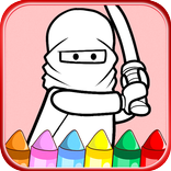Coloring Game for Ninja GoGoGo