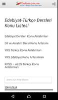 Edebiyat Ders Notları - Türkçe screenshot 1
