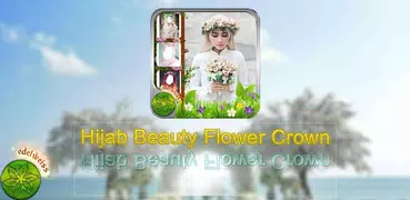 Hijab Beauty Flower Crown