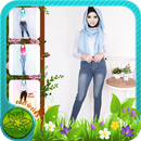 Hijab Jeans Beauty Camera-APK