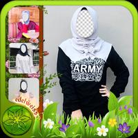 Hijab Jeans Fashion โปสเตอร์