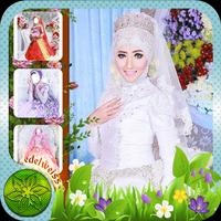 Poster Hijab Wedding Dress