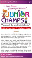 Junior Champs Play School Affiche