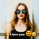 Blur Square Pic Editor : Art Filter-Emoji Zeichen