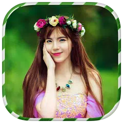 Wedding Flower Crown Hairstyle APK download