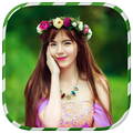 Wedding Flower Crown Hairstyle