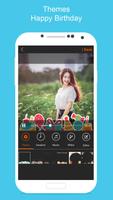 Happy Birthday Video Maker imagem de tela 2