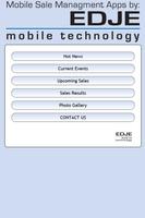 EDJE Mobile Sale Mgmt App โปสเตอร์