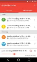 Audio Recorder Pro স্ক্রিনশট 1