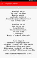 Maroon 5 Mp3 Lyrics screenshot 1