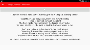 Avenged Sevenfold Mp3 Lyrics screenshot 2